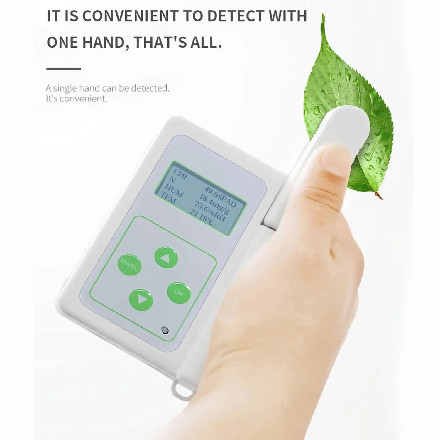 Portable Chlorophyll Tester for Leaf Analyzer