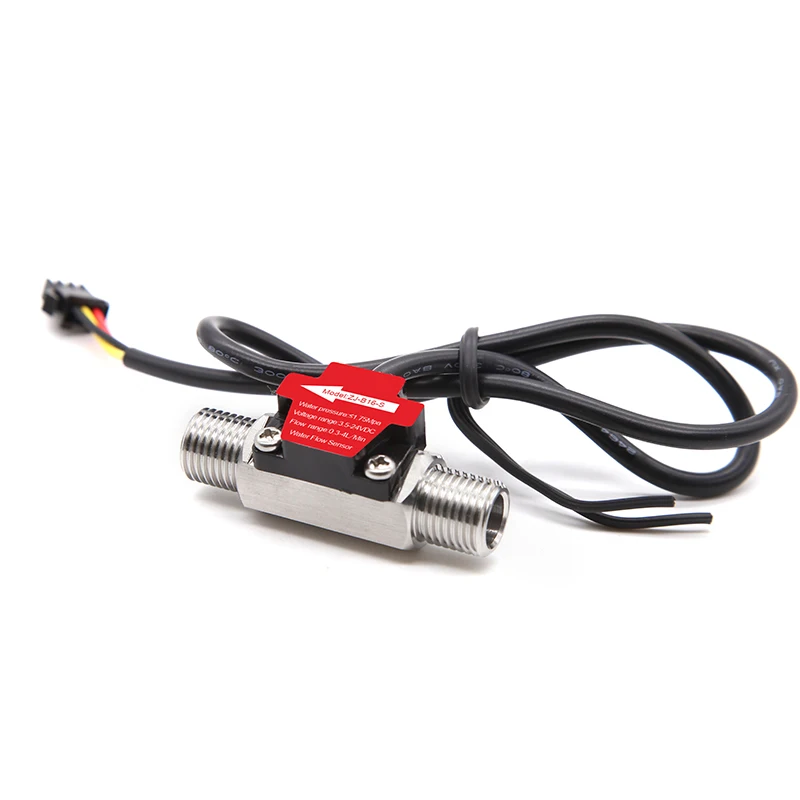 SEA DIJIANG ZJ-B16-S High Quality 24VDC 1/4'' Hall Effect Pulse Stainless Steel Flow Meter Turbine Flow Sensor OEM/ODM